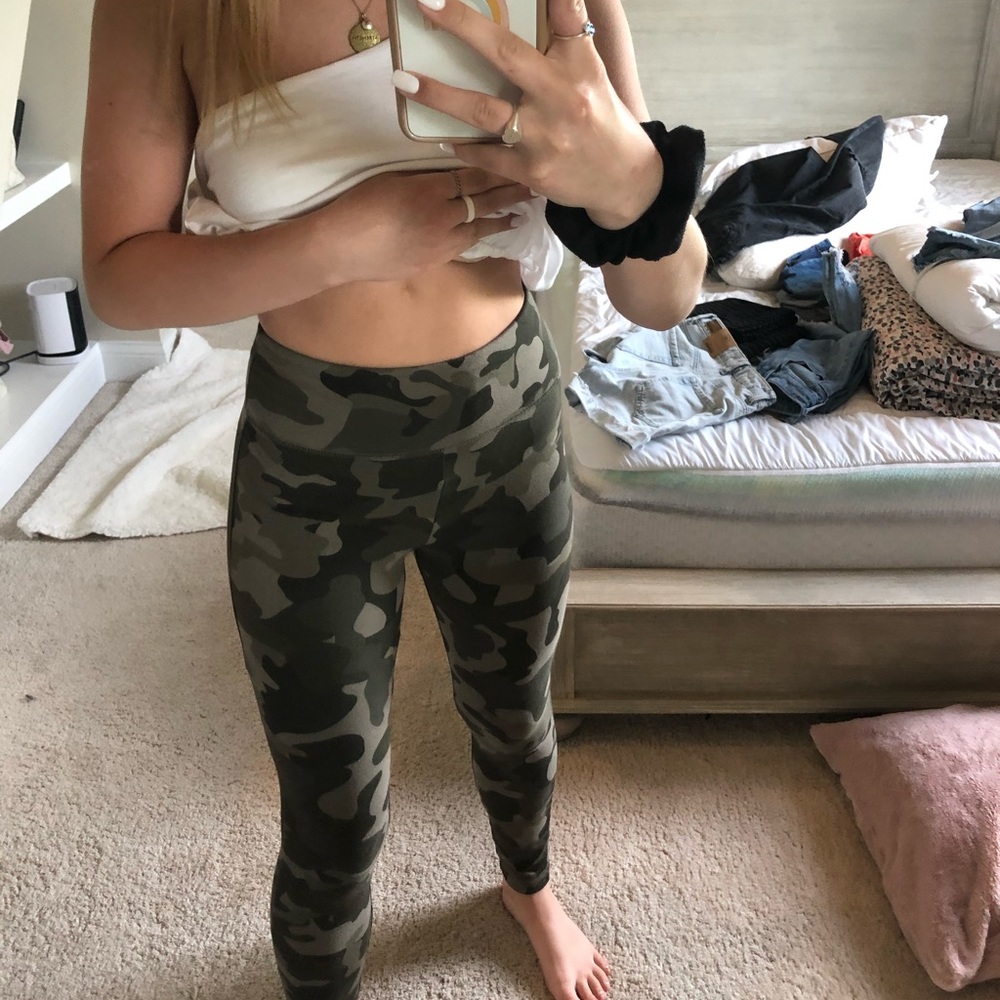 Camo green leggings